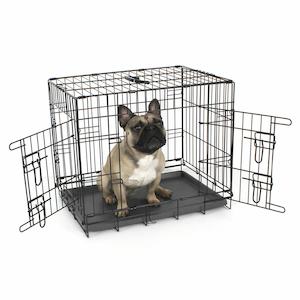 Dog: Fido Classic Crate | Folding, Twin Door Dog Crate