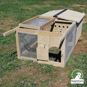 Poultry Timber Hen Housing: Movable Chicken Coop | Appletons