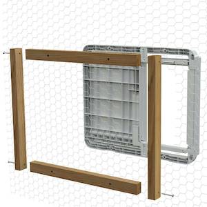 Automatic Chicken Door: Autodoor Attachment Kit | Traditional Chicken Mesh