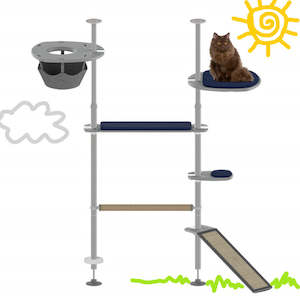 The Gym Kit | Freestyle Outdoor Cat Tree