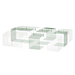 Mega Extension Kit For Single Height Run With Underfloor Mesh | 3x2 to 4x3