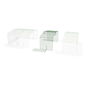 Extension Kit For Single Height Run With Skirt | Zippi Run