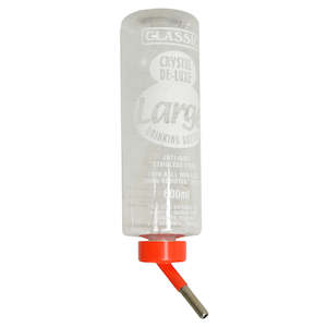 Rabbit Feed Drinkers Misc: Omlet Rabbit Water Bottle 600ml (plastic)