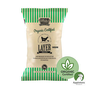 Organic Certified Layer MBM Pellets 20kg | Denver Meal Time