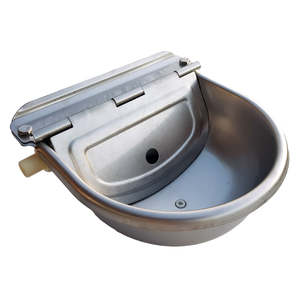 Stainless Steel Water Trough 2.5L | Perfect for Poultry & Animals