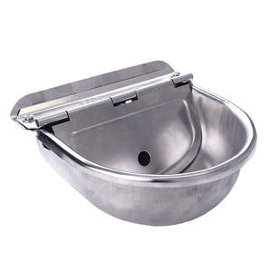 Stainless Automatic Drinking Bowl 4L | Sloping Front