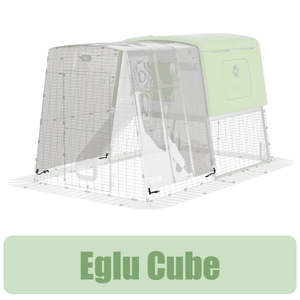 Full Length Clear Cover with Gutter Edge | Eglu Cube | 810.0545
