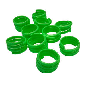 Poultry Leg Bands 16mm | Spiral | Pack of 10