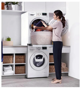 Products: Samsung 600x850x600mm (WxHxD) Stacking Kit - Appliance Outlet