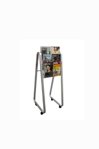 Easel Floor Stand, Single-Sided, 6 x A4 » Applied Design