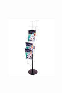 Wire Literature Floor Stand A4 X7 » Applied Design