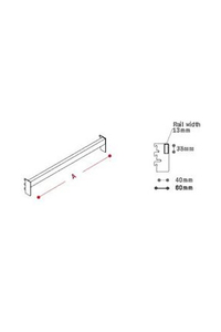 Products: Concealed Stripping Front Hang Rail 1200mm » Applied Design