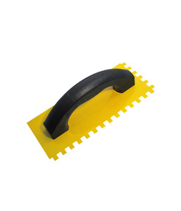Products: QEP 8mm Sq notch p/coated Trowel (9″x4″)