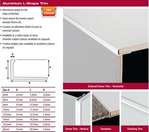 Products: DTA 8mm Matt L-Angle Finish