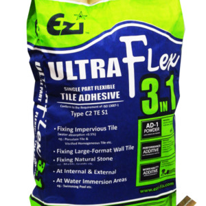 Products: EZI Ultraflex White 3 in 1, 25kg