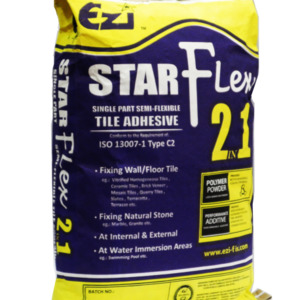 Products: EZI Starflex White 2 in 1, 25kg