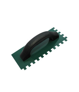 Products: QEP 10mm Sq notch p/coated Trowel (9″x4″)
