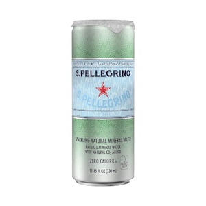 Products: San Pellegrino Sparkling Slim Can 330mL aquadeli