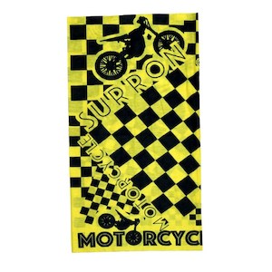 Surron Tube Scarf - Black and Yellow Flag