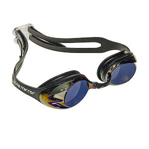 Performance Swimming Goggles: Aqualine Elite Mirror Adult Swim Goggle