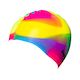 Aqualine Multi-Coloured Silicone Adult Swim Cap