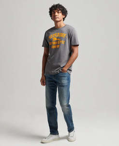 Vintage Slim Straight Jeans - Electric Vintage Custom