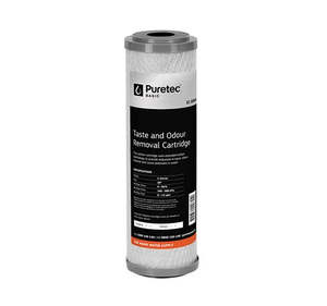 Carbon Specialty Filters: Puretec EC951 10" x 2.5" Carbon Block Filter - 0.5 Micron