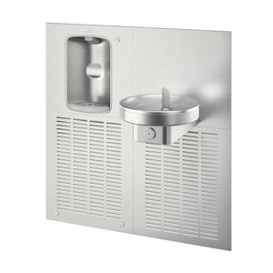 Oasis AquaPointe with Radii Combo In-A-Wall Recessed Manual Bottle Filler