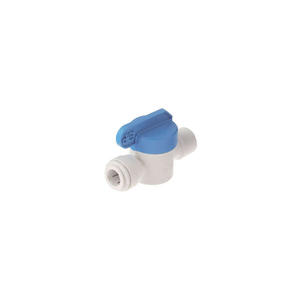 John Guest Fittings Accessories: John Guest Shut Off Valve 1/4" M x 1/4" Tube