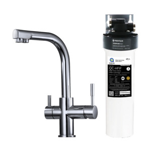 Healthcare: Under Bench Inline High-Flow Filter with Mixer Tap