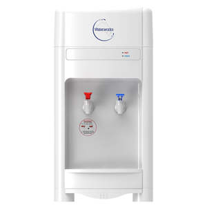All: Waterworks Classic Freestanding Bottle Water Cooler Hot/ Cold (Off White)