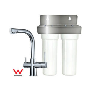 Water Filters Under Bench Water Filter Systems: Under Bench "Twin" Water Filter System with Mixer