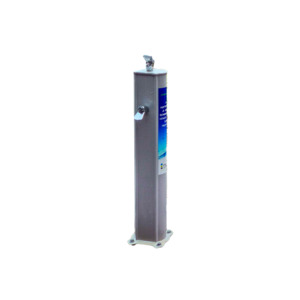 Outdoor Drinking Fountains: Hydrate Outdoor Slimline Drinking Fountain with Bubbler and Bottle Filler