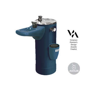 Outdoor Drinking Fountains: Universal AquaBubbler Freestanding Palm Push