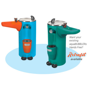 Outdoor Drinking Fountains: Universal AquaBubbler Pedal Operated Drinking Tap