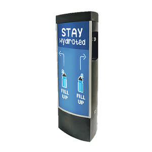 Twin Refill AquaBubbler Pedal Operated Drinking Tap