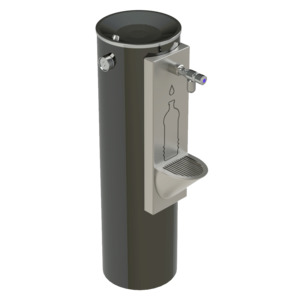 Aqua Drinking Fountain & Bottle Filler - Round - Unrefrigerated - Grey Powder co&hellip;