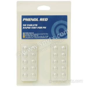 Floating Dispensers And Water Testing: Phenol Red Tablets Blister pack (50)