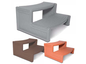 Spa Steps: Handi Steps Light Grey