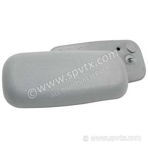 Sundance Spa Headrests: Sundance Pillow Chevron (Ball / Socket) 680 Series Grey