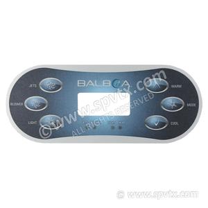 Balboa Standard Panel Overlays: VL600S Overlay (6) 1p + air