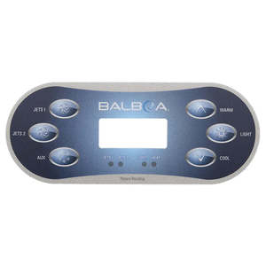 Balboa Tp Panel Overlays: Balboa TP600 Overlay Only(2Jets/AUX)