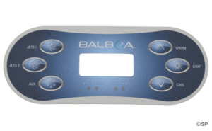 Balboa Tp Panel Overlays: Balboa TP600 Touchpad Overlay Decal