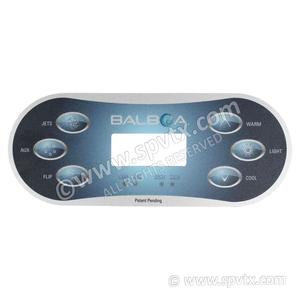 Balboa Tp Panel Overlays: TP600 Overlay (6) 1 Pump With Aux