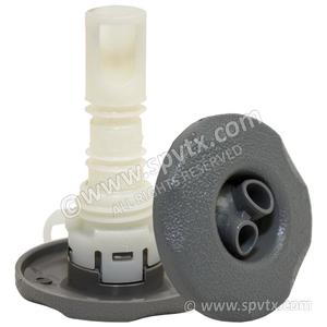 Cluster Storm Twin Roto Grey Textured (Thread in)