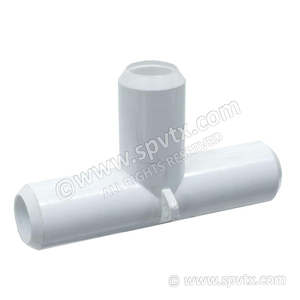 Barb Style Fittings And Metal Clips: 3-quarter inch Tee Barb