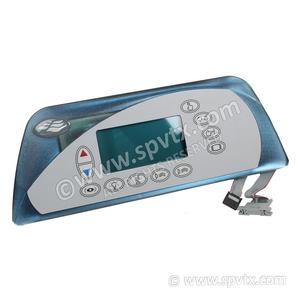 Sundance Spas Topside Controls: Sundance 850 Topside Control Grey 2001+ (2 pump)