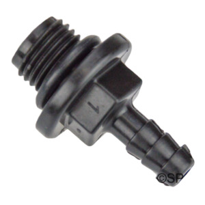 Aquaflo Threaded Bleed Nipple / O-Ring - 6mm barb x ¼"