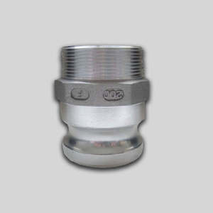 Camlock Fittings: Aluminium Camlock Type F - Male Threaded Adaptor