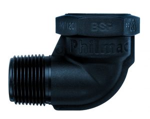 Pipe Fittings 1: Philmac BSP Male/Female Elbow